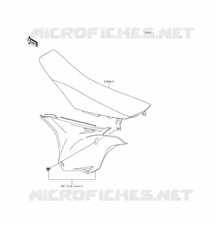 SELLE Kawasaki TOUT-TERRAIN 85 2017 KX85  KX85CHF