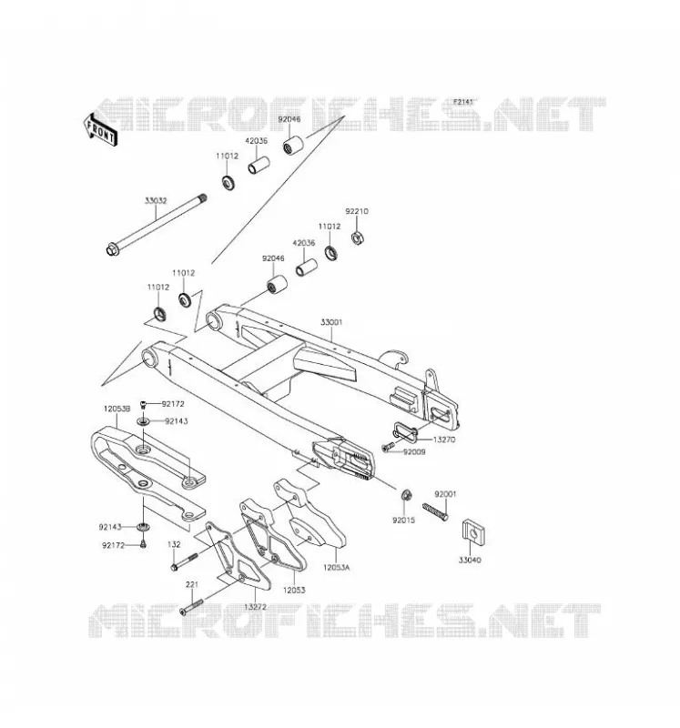 BRAS OSCILLANT Kawasaki TOUT-TERRAIN 85 2017 KX85  KX85CHF