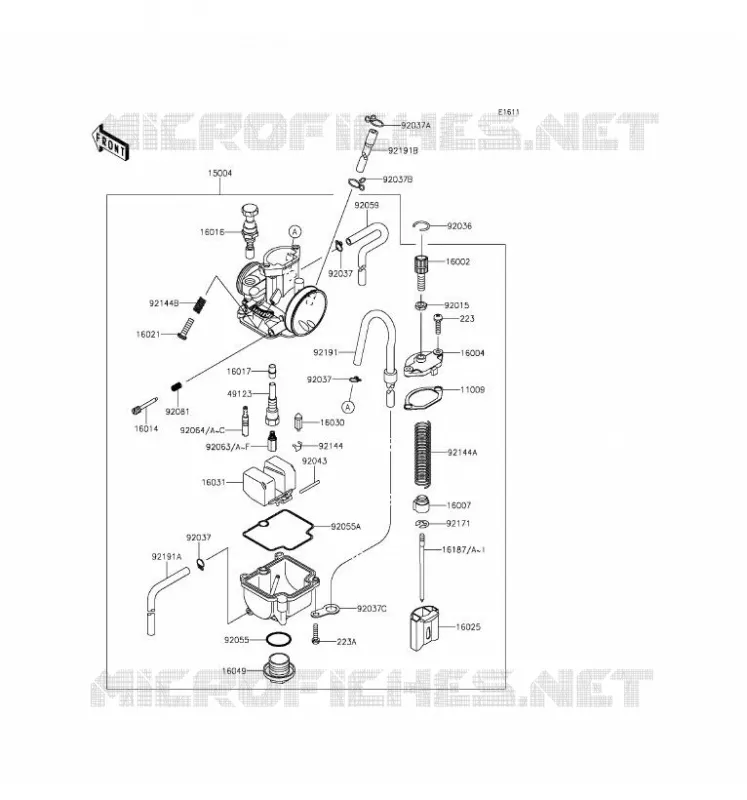 CARBURATEUR Kawasaki TOUT-TERRAIN 85 2017 KX85  KX85CHF