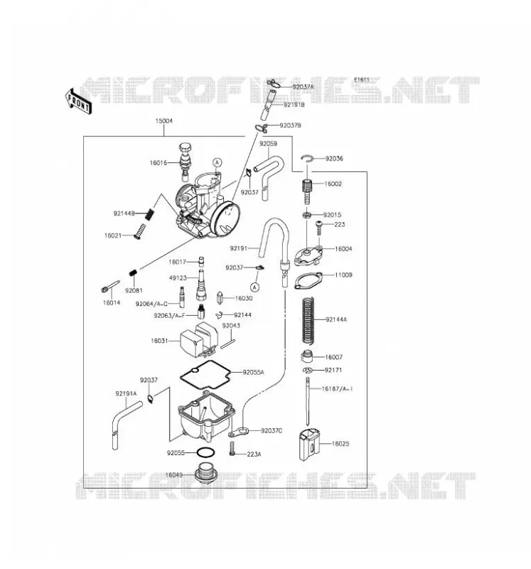 CARBURATEUR Kawasaki TOUT-TERRAIN 85 2017 KX85 II  KX85DHF