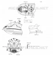 LABEL pour Kawasaki JET SKI ULTRA 310LX 2018