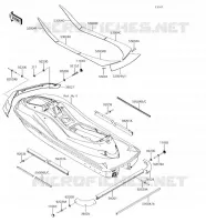 MOUSSES pour Kawasaki JET SKI ULTRA 310LX 2018