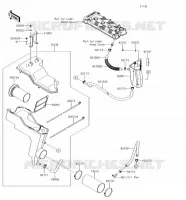 SILENCIEUX ADMISSION pour Kawasaki JET SKI ULTRA 310LX 2018