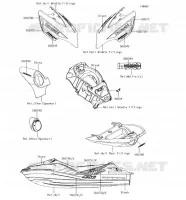 STICKER pour Kawasaki JET SKI ULTRA 310LX 2018