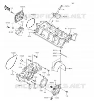 COUVERCLES MOTEUR pour Kawasaki JET SKI ULTRA LX 2018