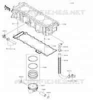 CYLINDRE/PISTON pour Kawasaki JET SKI ULTRA LX 2018
