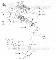 &Eacute;CHAPPEMENT pour Kawasaki JET SKI ULTRA LX 2018