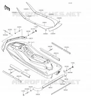 MOUSSES pour Kawasaki JET SKI ULTRA LX 2018