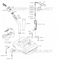 RESERVOIR CARBURANT pour Kawasaki JET SKI ULTRA LX 2018