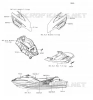 STICKER pour Kawasaki JET SKI ULTRA LX 2018