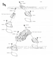 SUPPORT MOTEUR pour Kawasaki JET SKI ULTRA LX 2018