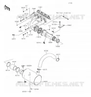 &Eacute;CHAPPEMENT pour Kawasaki JET SKI STX-15F 2018