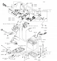 &Eacute;QUIPEMENT ELECTRIQUE pour Kawasaki JET SKI STX-15F 2018