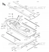 MOUSSES pour Kawasaki JET SKI STX-15F 2018
