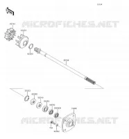 ARBRE DE TRANSMISSION pour Kawasaki JET SKI ULTRA 310X SE 2018