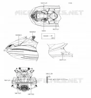 LABEL pour Kawasaki JET SKI ULTRA 310X SE 2018