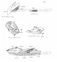 STICKER pour Kawasaki JET SKI ULTRA 310X SE 2018