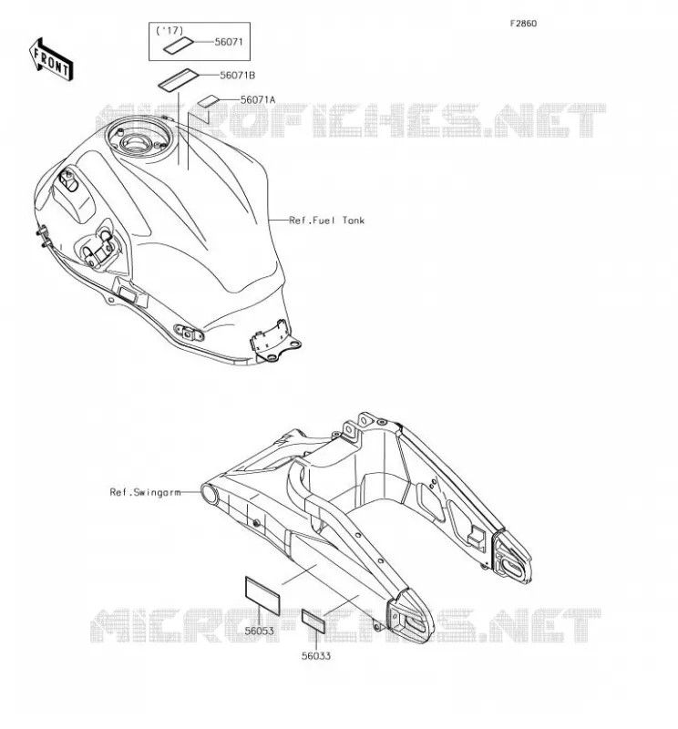 LABEL Kawasaki MOTOS 650 2018 VERSYS 650  KLE650FJFA