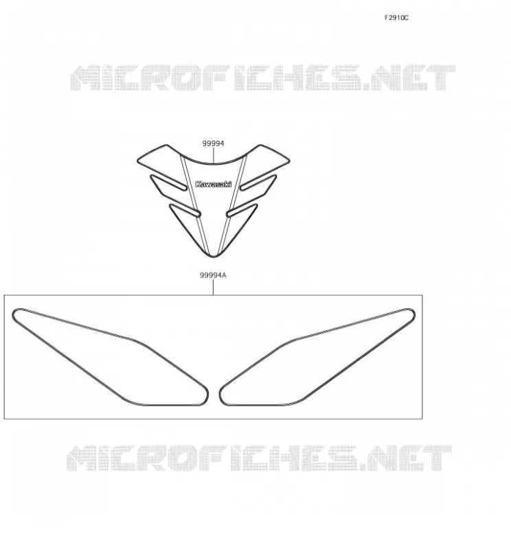 Accessory(Pads) Kawasaki MOTOS 650 2017 NINJA 650  EX650JHF