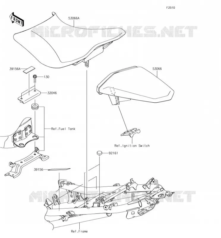 SELLE Kawasaki MOTOS 400 2018 NINJA 400  EX400GJFA