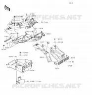 GARDE BOUE ARRI&Egrave;RE pour Kawasaki NINJA 400 2018