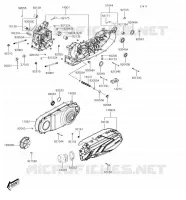 CARTER MOTEUR(S) pour Kawasaki J300 2018