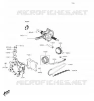 CYLINDRE/PISTON pour Kawasaki J300 2018