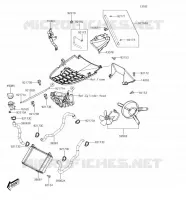 RADIATEUR pour Kawasaki J300 2018