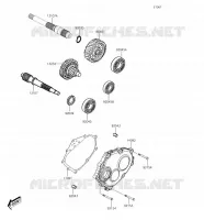 TRANSMISSION pour Kawasaki J300 2018