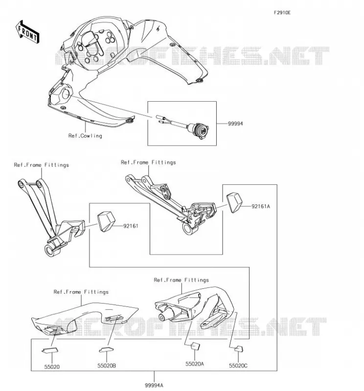 ACCESSOIRE(DC OUTPUT ETC.) Kawasaki MOTOS 1000 2018 Z1000SX  ZX1000WJF