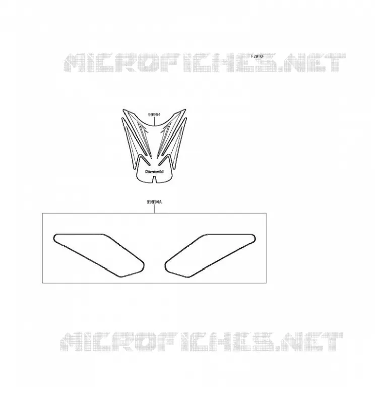 Accessory(Pads) Kawasaki MOTOS 900 2017 Z900  ZR900AHF