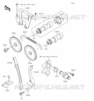 ARBRE A CAME/TENDEUR pour Kawasaki KLR650 2018