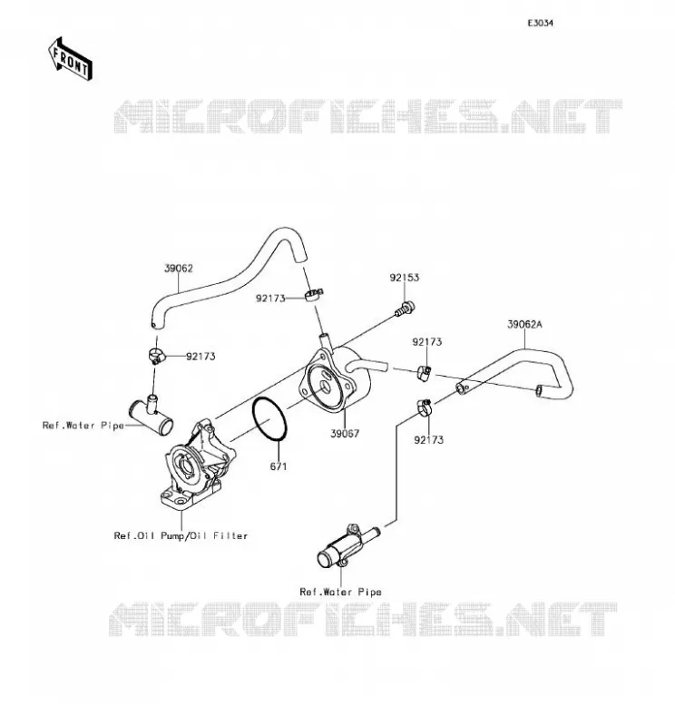 RADIATEUR D'HUILE Kawasaki MOTOS 636 2017 NINJA ZX-6R ABS  ZX636FHF