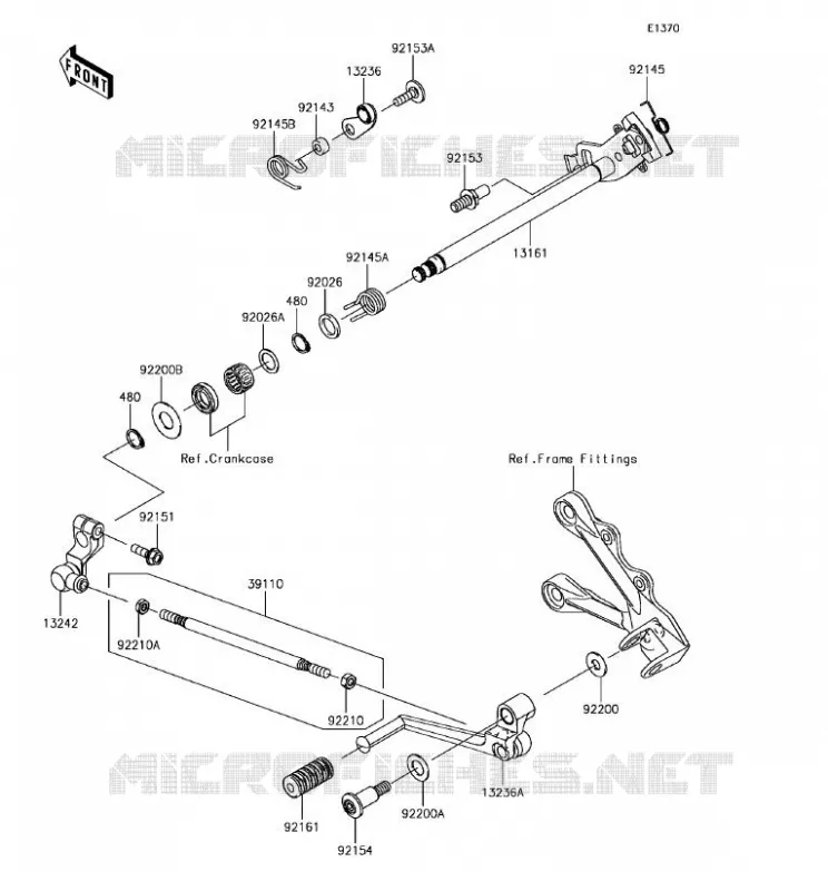 SELECTEUR Kawasaki MOTOS 636 2017 NINJA ZX-6R ABS  ZX636FHF
