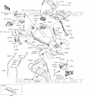 RESERVOIR CARBURANT pour Kawasaki NINJA H2R 2018