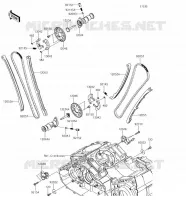 ARBRE A CAME/TENDEUR pour Kawasaki VULCAN 1700 VAQUERO 2017