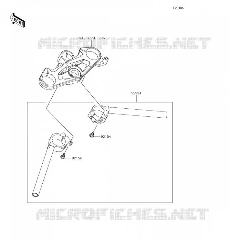 Accessory(Handle) Kawasaki MOTOS 1000 2018 NINJA H2  ZX1000XJF