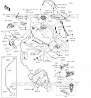 RESERVOIR CARBURANT pour Kawasaki NINJA H2 2018
