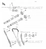 ARBRE A CAME/TENDEUR pour Kawasaki NINJA H2R 2017