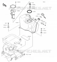 RESERVOIR CARBURANT pour Kawasaki MULE SX 2018