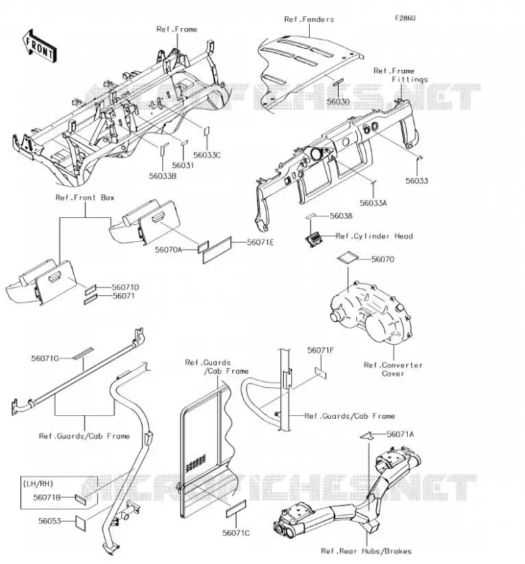 LABEL Kawasaki SSV 620 2018 MULE 4000 TRANS  KAF620WJF