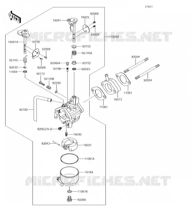 CARBURATEUR Kawasaki SSV 400 2018 MULE SX  KAF400LJF