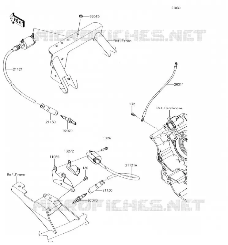 SYSTEME D&acute;ALLUMAGE Kawasaki SSV 800 2018 TERYX 4  KRT800GJF