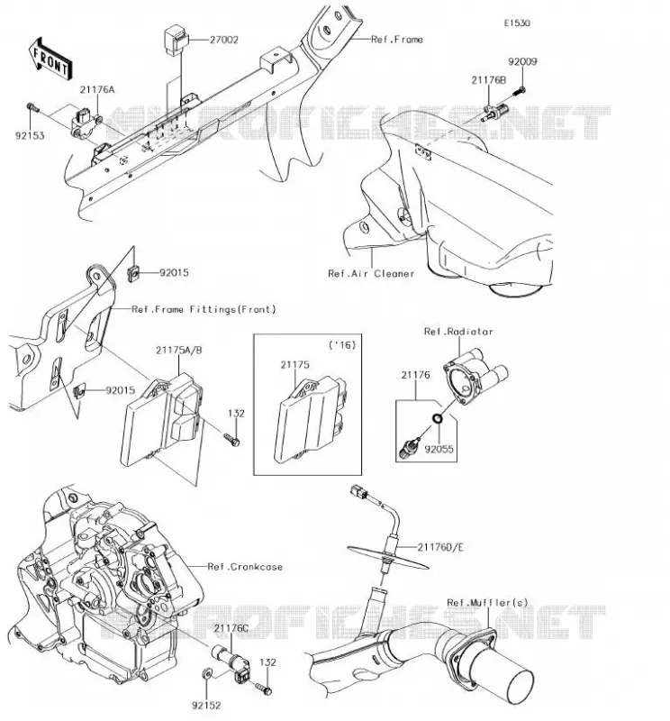 INJECTION CARBURANT Kawasaki SSV 800 2018 TERYX 4  KRT800GJF