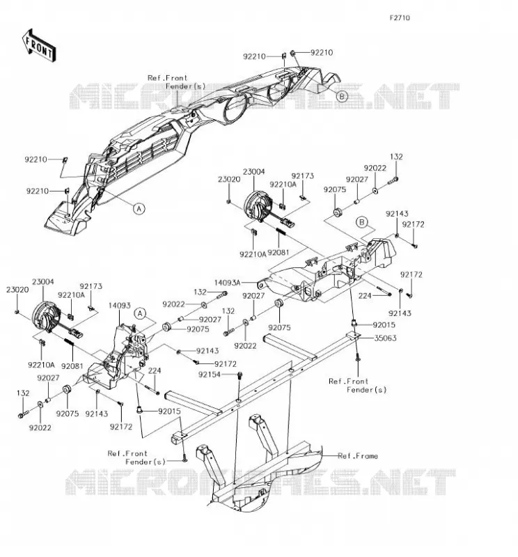 OPTIQUE(S) Kawasaki SSV 800 2018 TERYX 4  KRT800GJFA