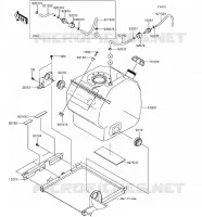 RESERVOIR CARBURANT pour Kawasaki MULE PRO-FXT 2018