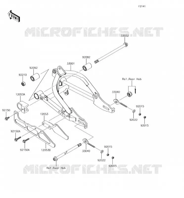 BRAS OSCILLANT Kawasaki TOUT-TERRAIN 110 2018 KLX110  KLX110CJF