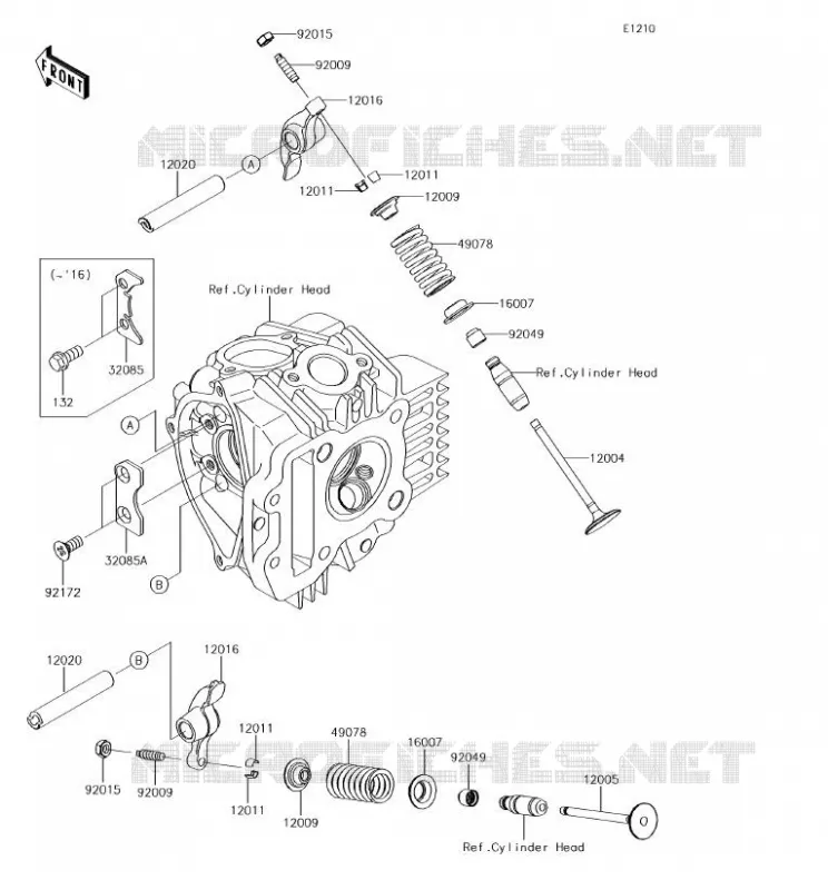 SOUPAPE Kawasaki TOUT-TERRAIN 110 2018 KLX110  KLX110CJF