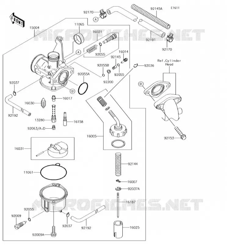 CARBURATEUR Kawasaki TOUT-TERRAIN 110 2018 KLX110  KLX110CJF