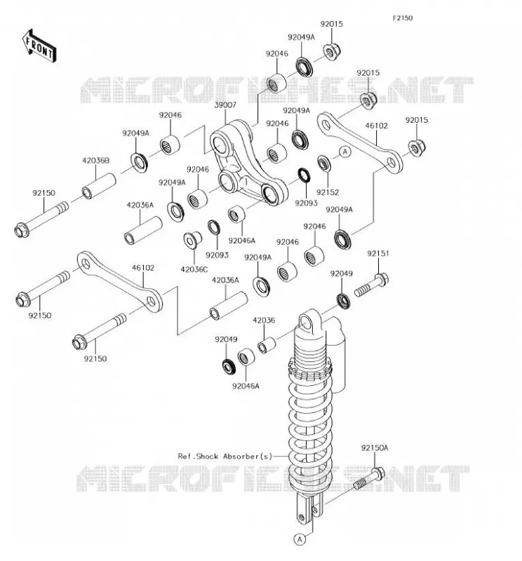 SUSPENSION Kawasaki TOUT-TERRAIN 85 2018 KX85-II  KX85DJF